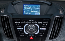 FORD navigacija Lietuva ir Europa sistemoms MFD su SD kortele ir neliečiamu ekranu (SYNC® / Sync® with MyFord®) (kodas f6)