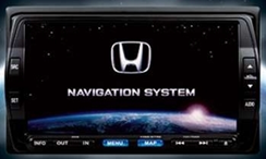 HONDA navigation system "SSD navigation system" (with SD card) (code h6)