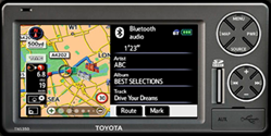 TOYOTA navigacija Lietuva ir Europa sistemoms TNS350 su liečiamu ekranu ir SD kortele *Tik europinėms EU Toyotoms*(kodas t6)